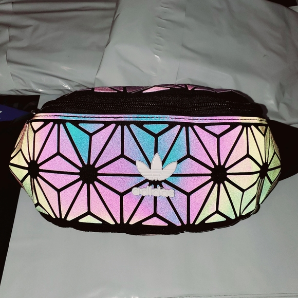 Adidas Holographic Fanny Pack Waist Bag 